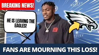 😱LOOK AT THIS! MANAGEMENT CONFIRMED IT! TERRIBLE NEWS FOR EAGLES FANS! PHILADELPHIA EAGLES NEWS!