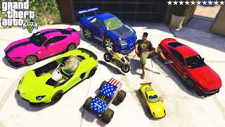 GTA 5 - Stealing THE SMALLEST SUPER CARS With Franklin | (Real Life Cars #69)