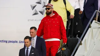 San Francisco 49ers & Kansas City Chiefs Arrive In Las Vegas For Super Bowl LVIII | Metro Sport