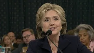 Hillary Clinton ends 11-hour Benghazi hearing