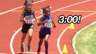 Monster Kick/National Record In 8-Year-Old 800m