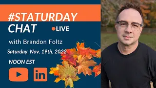 STATURDAY CHAT LIVE with Brandon Foltz, Ep. 40