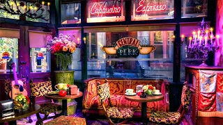 Friends Central Perk Rainy Coffee Shop Ambience ASMR ☕ Rain On Window 🌧️ Friends: The Reunion HBO