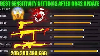 All Weapons Sensitivity Settings For Auto Headshot | Best Sensitivity Settings After OB43 Update