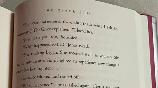 The Giver Chapter 18