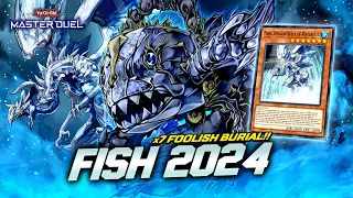 FISH ARE BACK!! INSANE 7 COPIES OF FOOLISH BURIAL IN FISH DECK ft DRAGON RULER! Master Duel