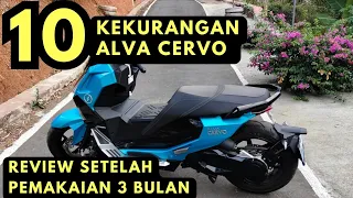 10 KEKURANGAN ALVA CERVO ⁉️ REVIEW PEMAKAIAN 3 BULAN‼️ KEKURANGAN MOTOR LISTRIK