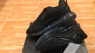 Unboxing NIKE air max 720 black.