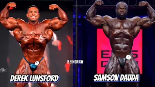 Derek Lunsford VS Samson Dauda Physique Comparison