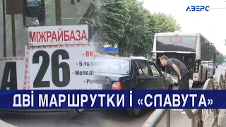 У Луцьку потрійна ДТП за участі маршруток і легковика