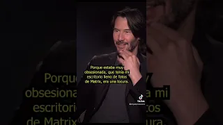 LE CONFESÉ A KEANU REEVES MI OBSESIÓN 🤯❤️‍🔥😮‍💨 #SHORTS