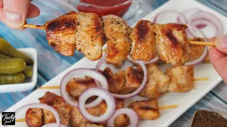 Куриные Шашлычки на Сковородке, Быстро и Вкусно!