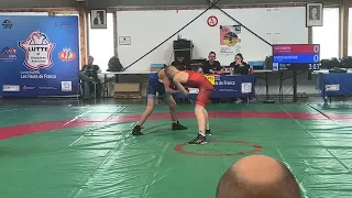 ARUTUNIAN ARUTUN 52 KGU15 2ème COMB  TOURNOI INTERNATIONAL LUTTE LIBRE CALONNE RICOUART 05/05/2024