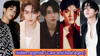 Hidden Agenda (2023) | Cast and Real Ages | Joong Archen, Dunk Natachai, Aou Thanaboon, ...