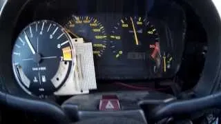 VW MK1 Golf GTI tachometer test with digital TDI ecu signal