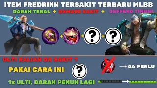 BUILD ITEM FREDRINN TERSAKIT DAN TERKUAT TERBARU, ITEM FREDRINN EXP LANE OFFLANER DAN JUNGLER