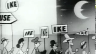 Dwight Eisenhower Presidential Campaign Ad "IKE FOR PRESIDENT"