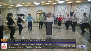 Alina si Costica Dindiri Colaj HORA LIVE part.4 Nunta Catalin si Adela 31-10-2015