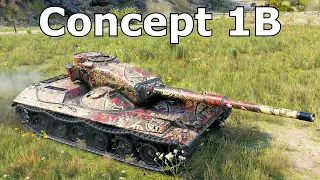 World of Tanks Concept 1B - 11 Kills  9,5K Damage (1vs5)