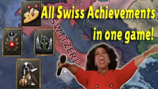 Hoi4: How to get ALL the achievements for Switzerland in one campaign!