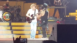 Angus with Guns N' Roses Sydney 2017