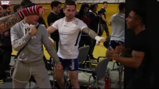 James Gallagher and Anthony Taylor confrontation at Bellator 169 Open Workouts