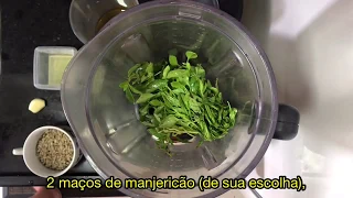 MOLHO PESTO com semente de girassol e sem lactose!