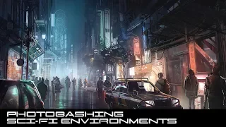 Concept Art Tutorial: Photo-bashing Sci-Fi Environments