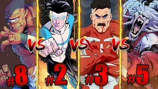 Who's the Most Powerful Character in Invincible? | Ranking Every Character From Weakest to Strongest