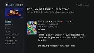 Opening/Closing to The Great Mouse Detective (1986) on Freeform Live TV Airing (5/6/2024)