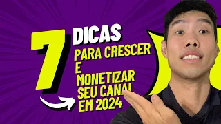 COMO CRESCER E MONETIZAR SEU CANAL DO YOUTUBE EM 2024 | ESTRATÉGIA COMPLETA