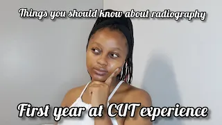 Things you should know about diagnostic radiography|CUT| Experience of a first year