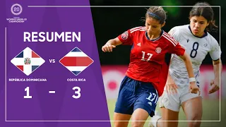 República Dominicana 1-3 Costa Rica | 2023 Concacaf Women's Under-20 Championship