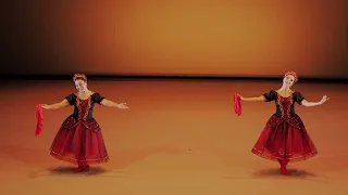 Tatevik and Olga Mkrtoumian Russian Dance Swanlake| Ballet Workout