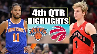 Toronto Raptors vs New York Knicks 4th QTR GAME Highlights | Dec.12.01 |2023NBA Regular