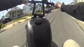 CRASHING my Harley-Davidson Sportster bobber