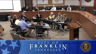 City of Franklin, C.I.C. Meeting 10-24-2019