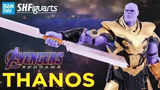 SH Figuarts THANOS Avengers ENDGAME Movie Figure Review Bandai + comparison with Thanos Infinity War