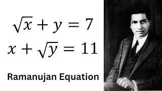 How Real Men Solve a Simple Equation - When Ramanujan Gets Bored