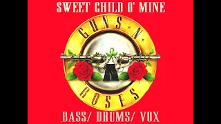 Guns N' Roses Sweet Child O' Mine Bass/ Drums/ Vox Only