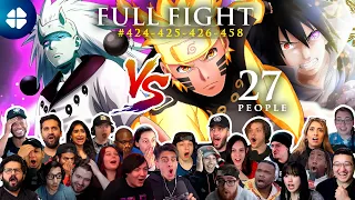Naruto/Sasuke VS MADARA [27 People React] FULL FIGHT ✅ Shippuden 424-425-426-458 [ナルト 疾風伝] [海外の反応]