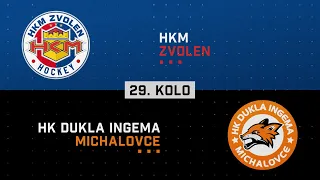 29.kolo HKM Zvolen - HK Dukla INGEMA Michalovce HIGHLIGHTS