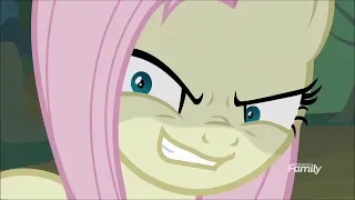 Mean Fluttershy - Hope you all freeze this winter!