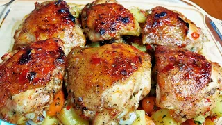 My Grandmother's Juicy Chicken Thighs 😋 | A Recipe That Delighted All