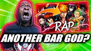 ANOTHER BAR GOD? | SWORDSMEN OF ANIME CYPHER | RAPKNIGHT ft Shwabadi, HalaCG, Connor Quest! 954mari