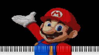 What does Super Mario sound Like in Dark Midi?