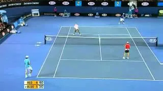 Nadal VS Federer funny point