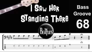 I SAW HER STANDING THERE (Beatles) How to Play Bass Groove Cover with Score & Tab Lesson