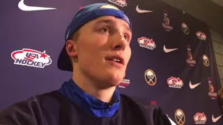 12/30/2017: Ukko-Pekka Luukkonen Post-Game Press Conference 2018 World Junior Championship