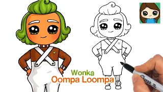 How to Draw Oompa Loompa | Wonka | Charlie & the Chocolate Factory